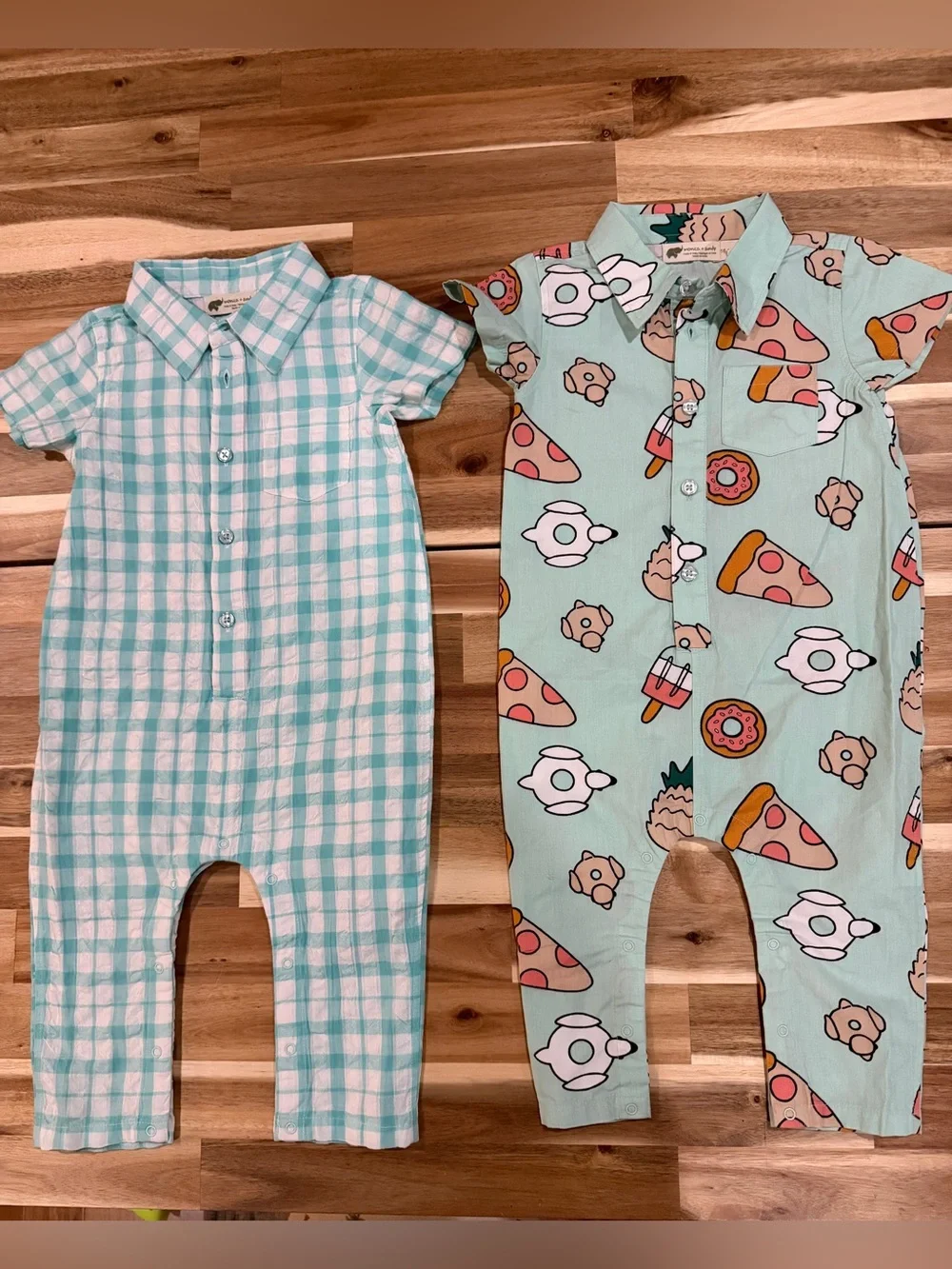 Bundle Monica + Andy Oxford Rompers size 18-24 months